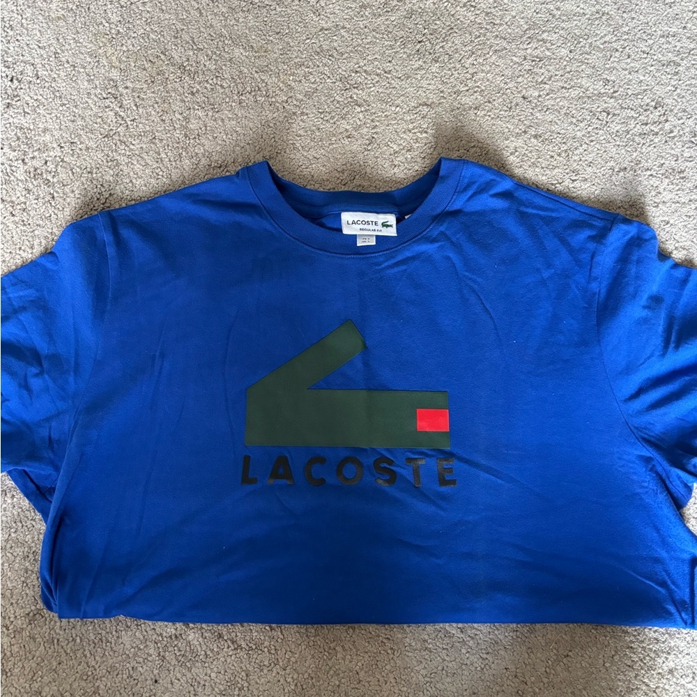 Lacoste Blue Graphic T-Shirt